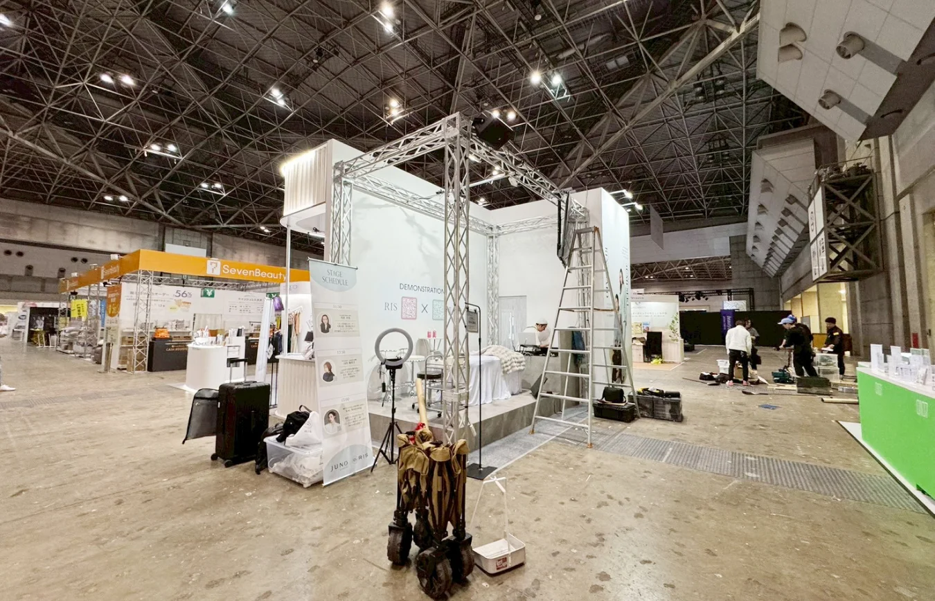 展示会・イベントブースの設営風景